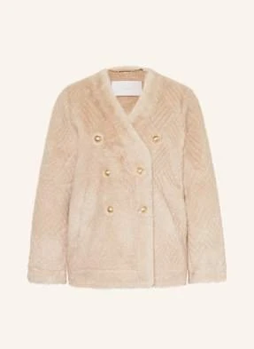 Rich & Royal Kurtka Ze Sztucznego Futra beige