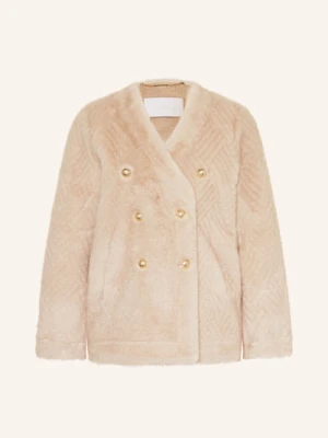 Rich & Royal Kurtka Ze Sztucznego Futra beige