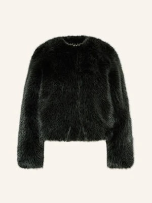 Rich & Royal Kurtka Ze Sztucznego Futra schwarz