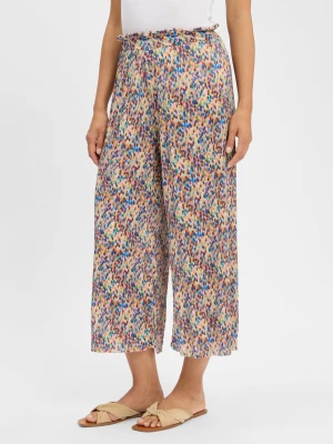 Rich & Royal Letnie spodnie Kobiety wielokolorowy wzorzysty,