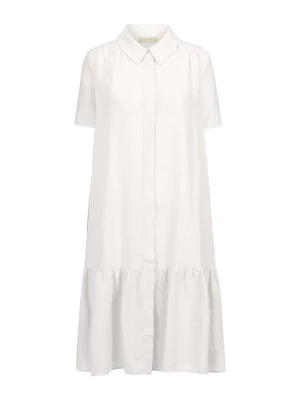 Rich & Royal Lniana sukienka w kolorze białym rozmiar: 38