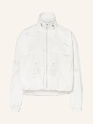 Rich & Royal Oversizedowa Bluza Z Dziurkami weiss