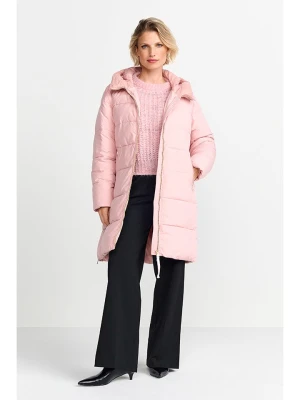 Rich & Royal Płaszcz pikowany w kolorze jasnoróżowym rozmiar: 34