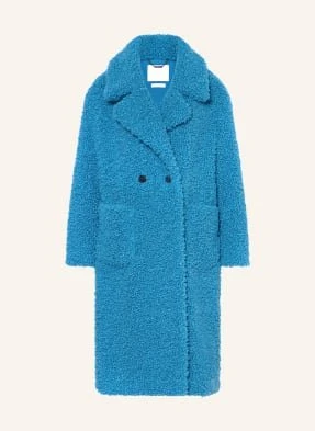 Rich & Royal Płaszcz Z Pluszowego Materiału blau