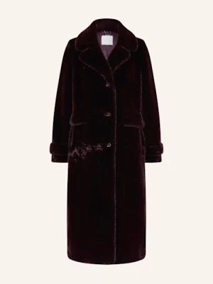 Rich & Royal Płaszcz Ze Sztucznego Futra lila