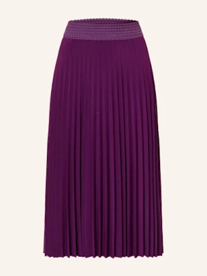 Rich & Royal Spódnica Plisowana Z Dżerseju lila