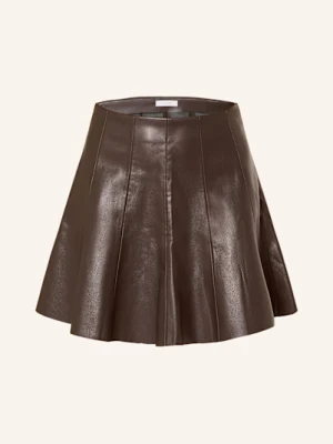 Rich & Royal Spódnica Z Imitacji Skóry braun
