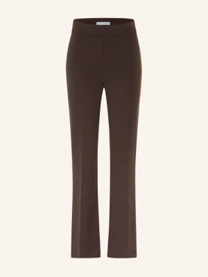 Rich & Royal Spodnie Bootcut Z Dżerseju braun CIEMNOBRĄZOWY