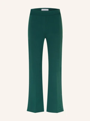 Rich & Royal Spodnie Bootcut Z Dżerseju gruen PETROL