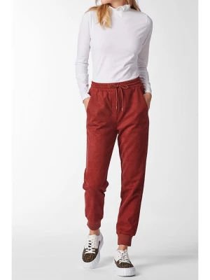 Rich & Royal Spodnie dresowe w kolorze czerwonym rozmiar: 36