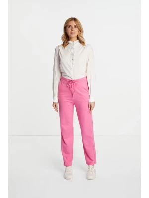 Rich & Royal Spodnie dresowe w kolorze różowym rozmiar: M