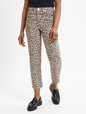 Rich & Royal Spodnie Kobiety Bawełna brązowy,