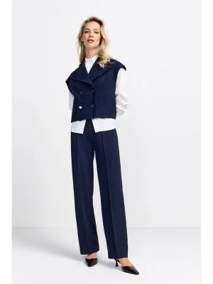 Rich & Royal Spodnie w kolorze granatowym rozmiar: 38