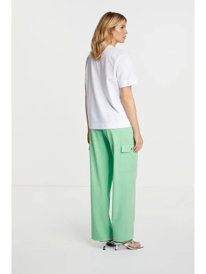 Rich & Royal Spodnie w kolorze zielonym rozmiar: 40