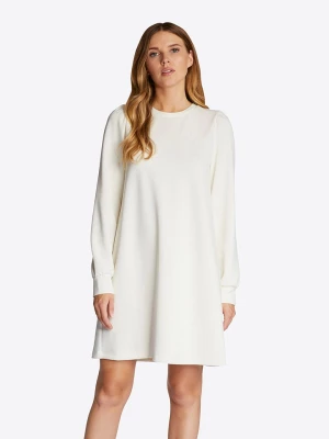 Rich & Royal Sukienka dresowa w kolorze białym rozmiar: S