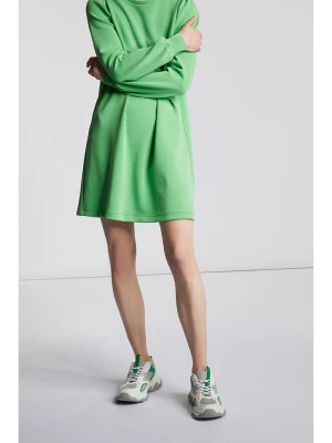 Rich & Royal Sukienka dresowa w kolorze zielonym rozmiar: L