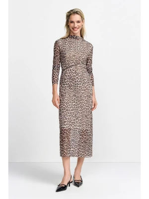 Rich&Royal Sukienka w kolorze beżowo-brązowym rozmiar: M