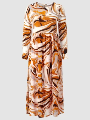 Rich & Royal Sukienka w kolorze pomarańczowo-białym rozmiar: 38