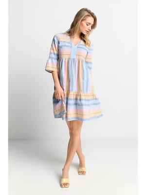 Rich & Royal Sukienka w kolorze pomarańczowo-błękitno-jasnoróżowym rozmiar: 36