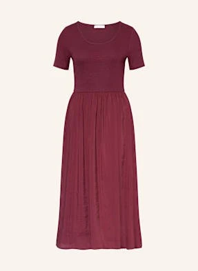 Rich & Royal Sukienka Z Mieszanki Materiałów rot