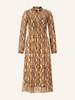 Rich & Royal Sukienka Z Siateczki braun