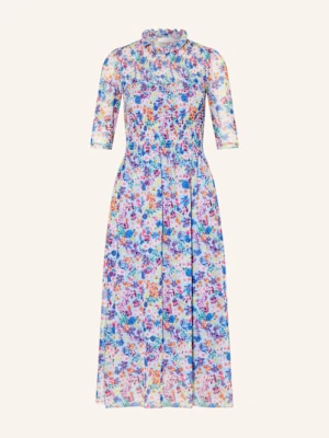 Rich & Royal Sukienka Z Siateczki Z Rękawem 3/4 lila