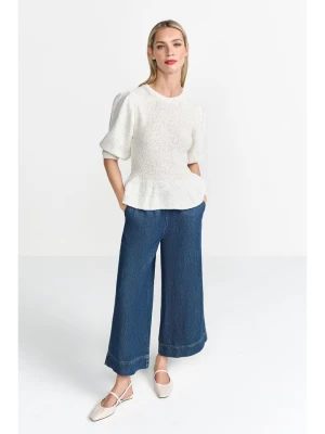 Rich & Royal Sweter w kolorze białym rozmiar: XS