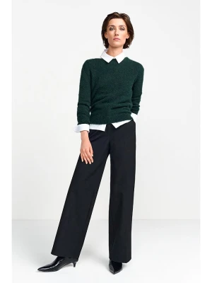 Rich & Royal Sweter w kolorze ciemnozielonym rozmiar: S