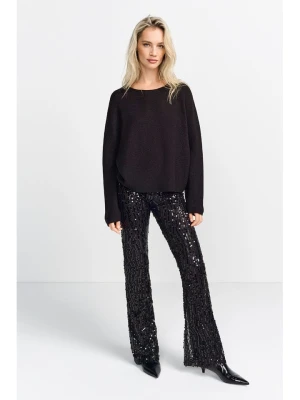 Rich & Royal Sweter w kolorze czarnym rozmiar: L