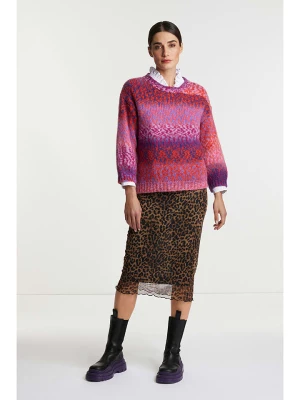 Rich & Royal Sweter w kolorze fioletowo-różowym rozmiar: XS