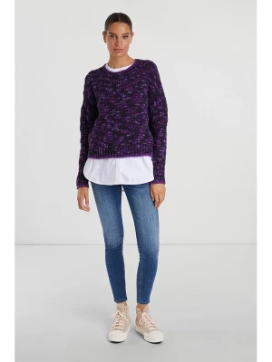Rich & Royal Sweter w kolorze fioletowym rozmiar: M
