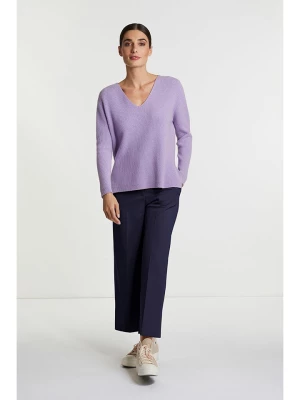 Rich & Royal Sweter w kolorze fioletowym rozmiar: S