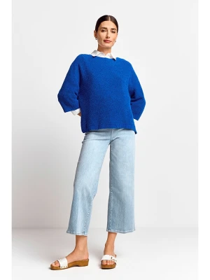 Rich & Royal Sweter w kolorze granatowym rozmiar: S