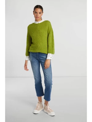 Rich & Royal Sweter w kolorze zielonym rozmiar: M