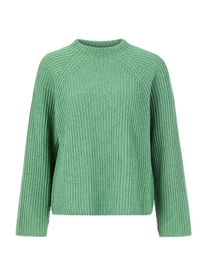 Rich & Royal Sweter w kolorze zielonym rozmiar: L