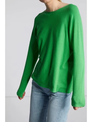Rich & Royal Sweter w kolorze zielonym rozmiar: S