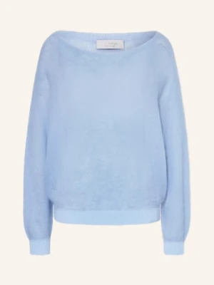 Rich & Royal Sweter Z Alpaki blau