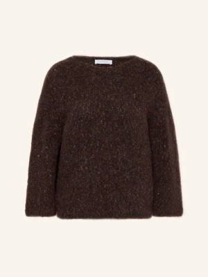 Rich & Royal Sweter Z Alpaki braun niebieski