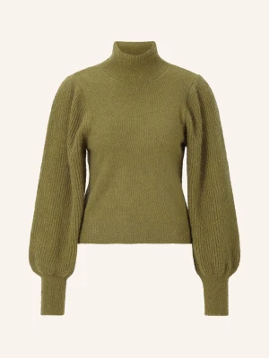 Rich & Royal Sweter Z Alpaki gruen ZIELONY