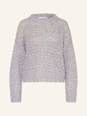 Rich & Royal Sweter Z Błyszczącą Przędzą blau