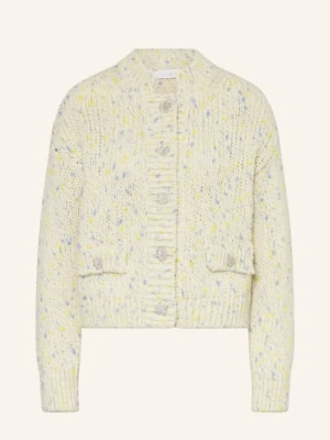 Rich & Royal Sweter Z Błyszczącą Przędzą gelb