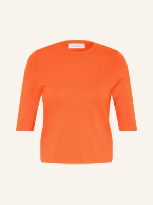 Rich & Royal Sweter Z Dzianiny orange