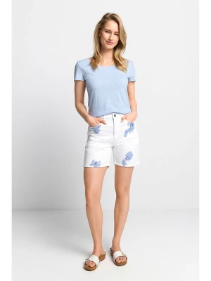 Rich & Royal Szorty dżinsowe w kolorze biało-niebieskim rozmiar: W30