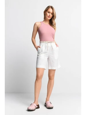 Rich & Royal Szorty w kolorze białym rozmiar: 40