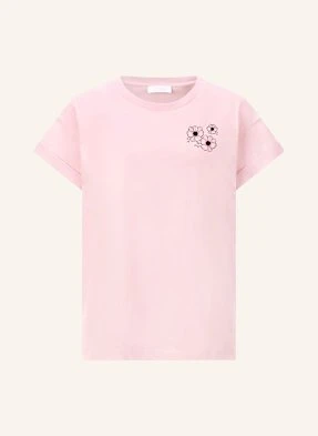 Rich & Royal T-Shirt Boyfirend Z Ozdobnymi Kamykami weiss