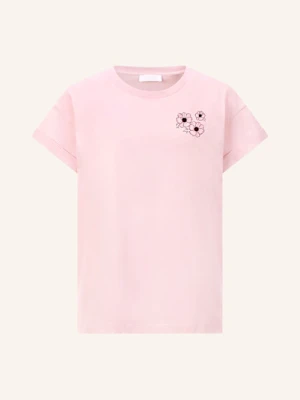 Rich & Royal T-Shirt Boyfirend Z Ozdobnymi Kamykami weiss