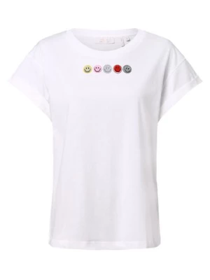 Rich & Royal T-shirt damski Kobiety Bawełna biały nadruk,