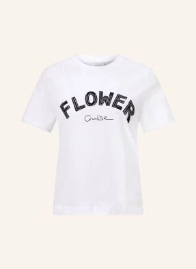 Rich&Royal T-Shirt Flower Cruise Z Ozdobnymi Kamykami blau