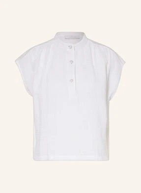 Rich & Royal T-Shirt Z Mieszanki Materiałów weiss