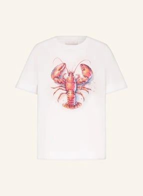 Rich & Royal T-Shirt Z Obszyciem Ozdobnymi Kamykami weiss